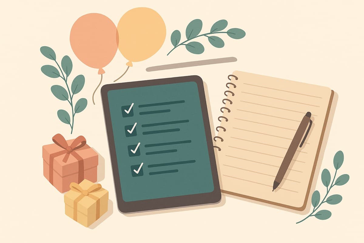 Baby shower planning tools