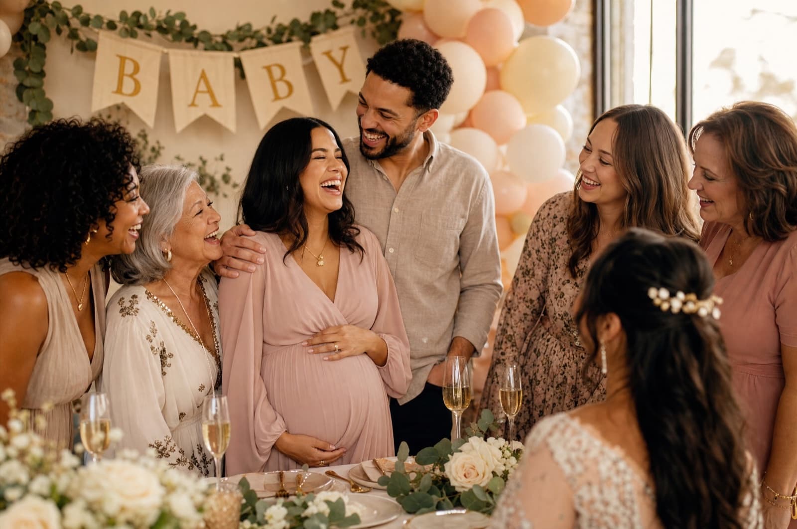 Baby shower celebration